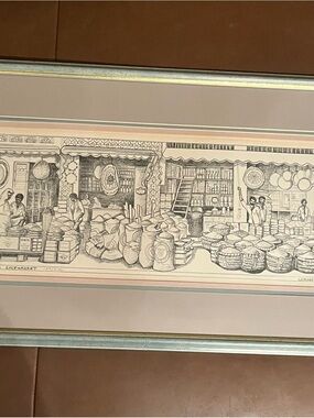 “Spice Market” Print Signed/Numbered by Artist Lenore DePree 153/200
